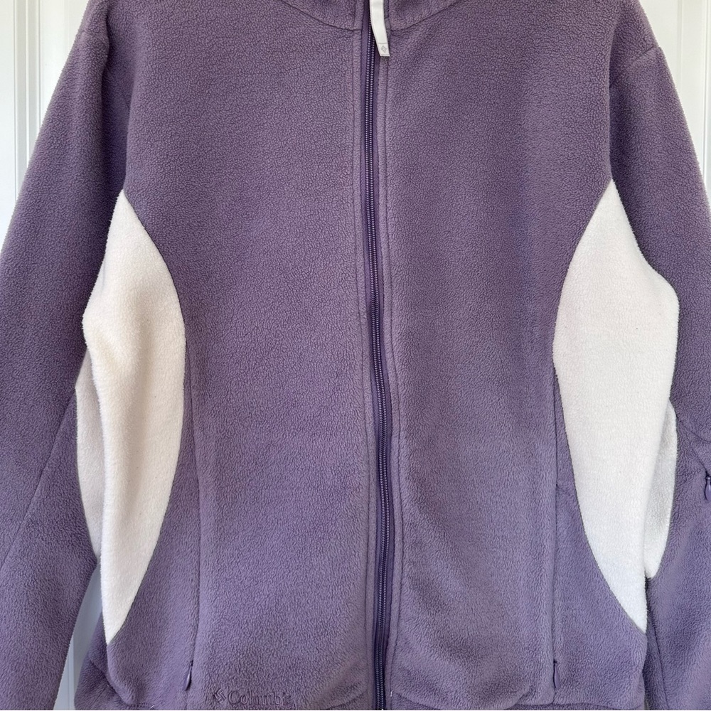 Columbia Hooded Zip Up Fleece Jacket - Picture 6 of 16